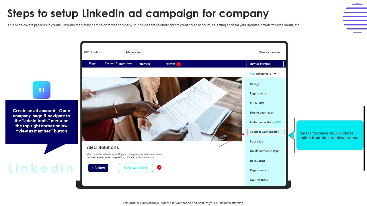 Steps_To_Setup_Linkedin_Ad_Campaign_For_Company_Themes_PDF_Slide_1.jpg