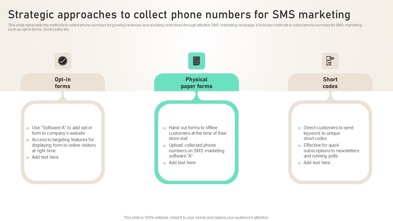 Strategic_Approaches_To_Collect_Phone_Numbers_For_SMS_Marketing_Ppt_PowerPoint_Presentation_File_Portfolio_PDF_Slide_1.jpg