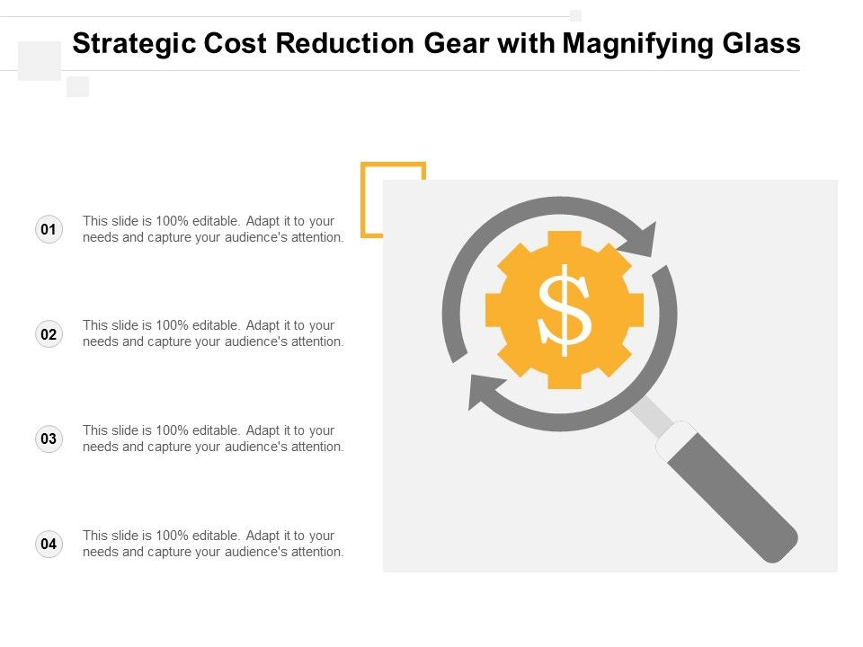 Strategic_Cost_Reduction_Gear_With_Magnifying_Glass_Ppt_PowerPoint_Presentation_Design_Ideas_Slide_1.jpg