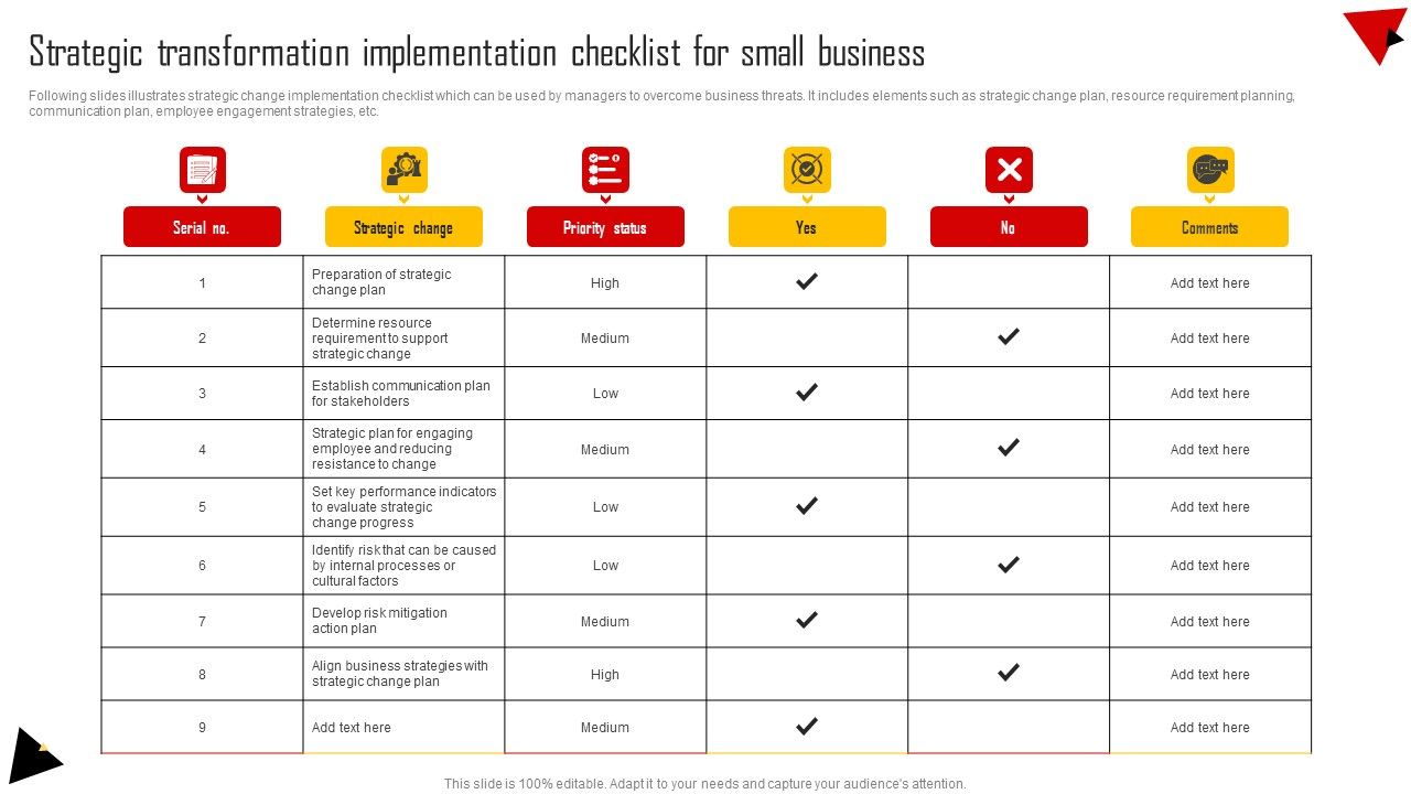 Strategic_Transformation_Implementation_Checklist_For_Small_Business_Designs_PDF_Slide_1.jpg