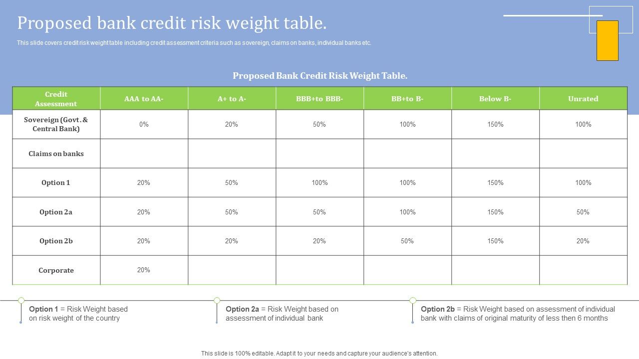 Strategies_For_Credit_Risk_Management_Proposed_Bank_Credit_Risk_Weight_Table_Graphics_PDF_Slide_1.jpg