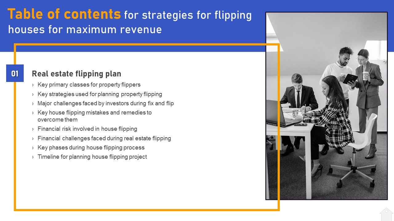 Strategies_For_Flipping_Houses_For_Maximum_Revenue_Table_Of_Contents_Brochure_PDF_Slide_1.jpg