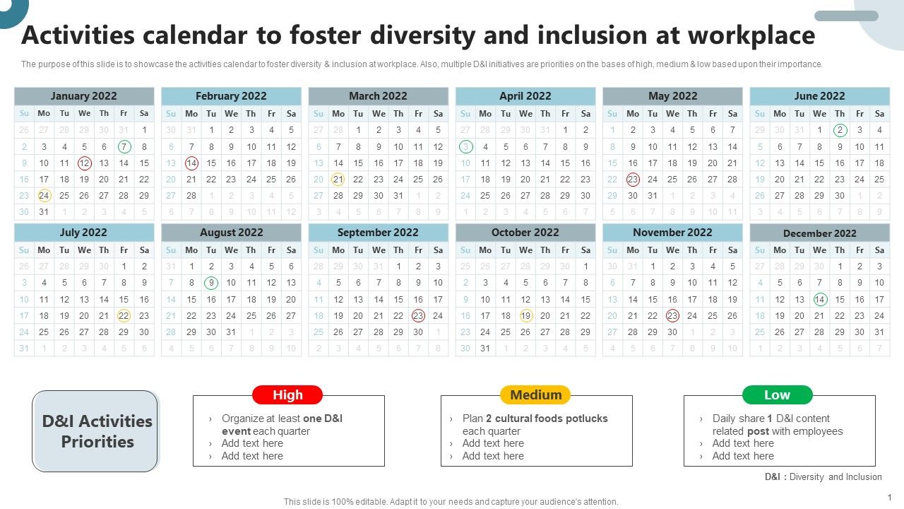 Strategies_To_Deploy_Diversity_In_Workplace_Activities_Calendar_To_Foster_Diversity_And_Inclusion_At_Workplace_Infographics_PDF_Slide_1.jpg