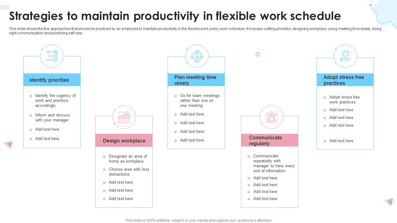 Strategies_To_Maintain_Productivity_In_Flexible_Work_Schedule_Ppt_Styles_Graphic_Tips_PDF_Slide_1.jpg