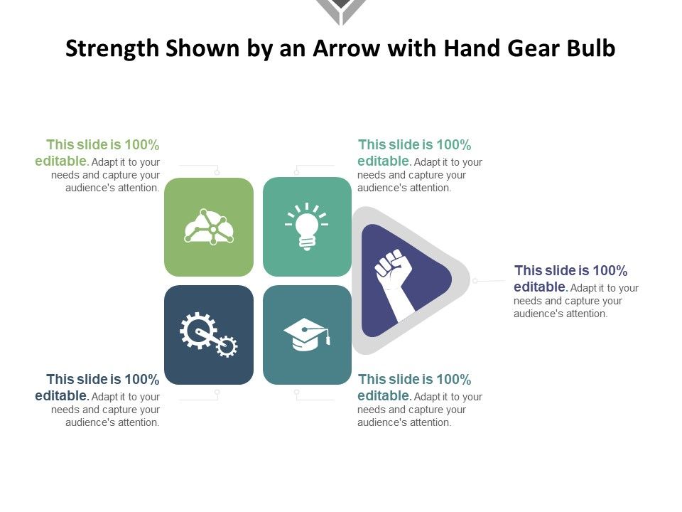Strength_Shown_By_An_Arrow_With_Hand_Gear_Bulb_Ppt_PowerPoint_Presentation_File_Clipart_PDF_Slide_1.jpg