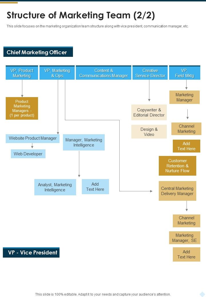 Structure Of Marketing Team One Pager Sample Example Document