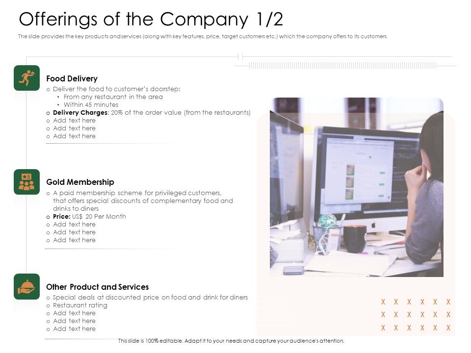 Substitute_Financing_Pitch_Deck_Offerings_Of_The_Company_Product_Graphics_PDF_Slide_1.jpg