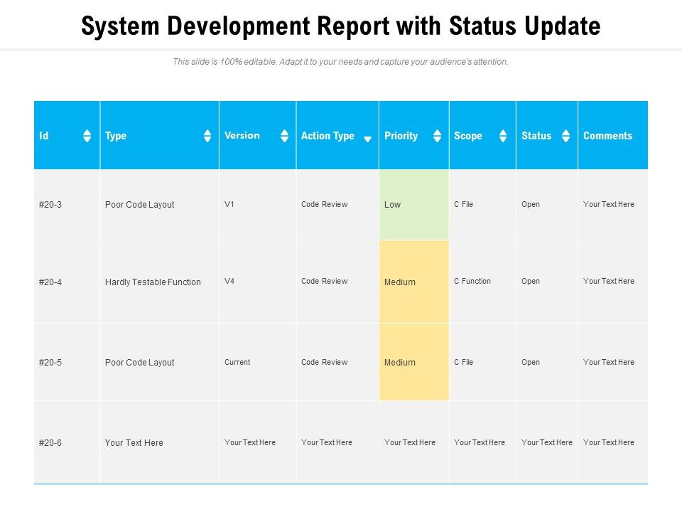 System_Development_Report_With_Status_Update_Ppt_PowerPoint_Presentation_Gallery_Vector_PDF_Slide_1.jpg