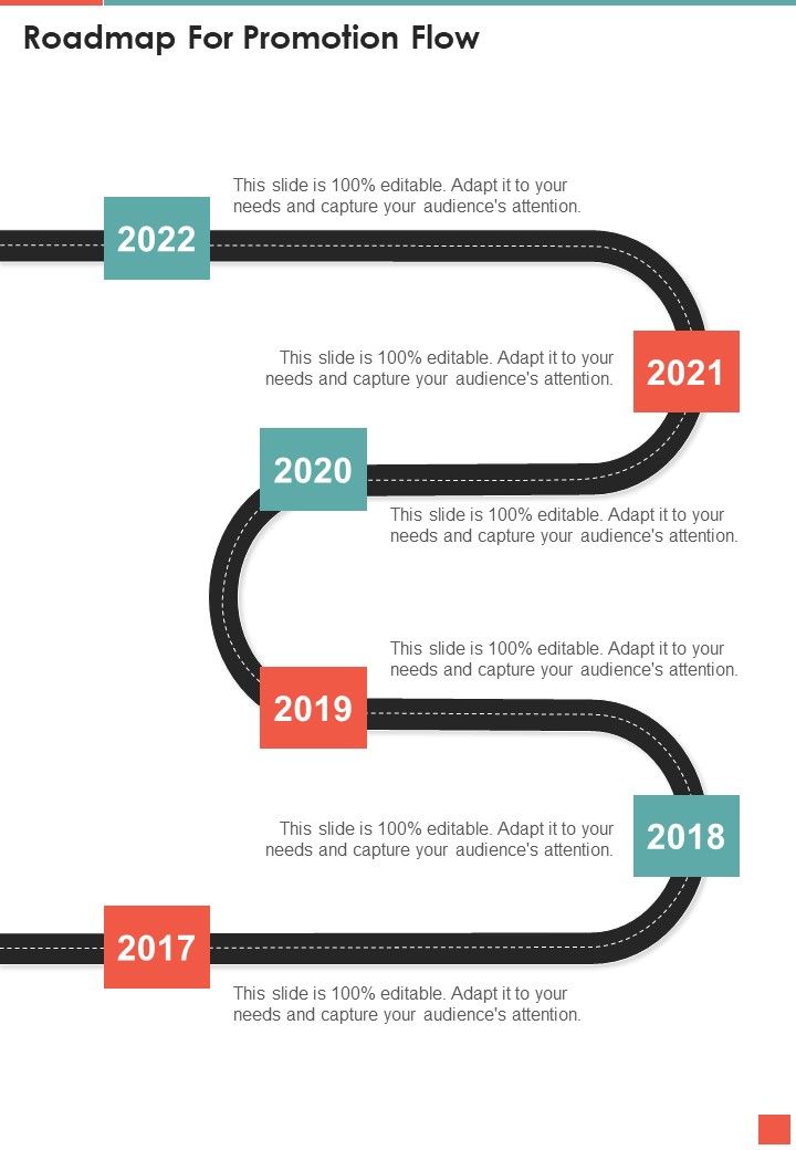 TV Promotion Proposal Roadmap For Promotion Flow One Pager Sample Example Document Slide01