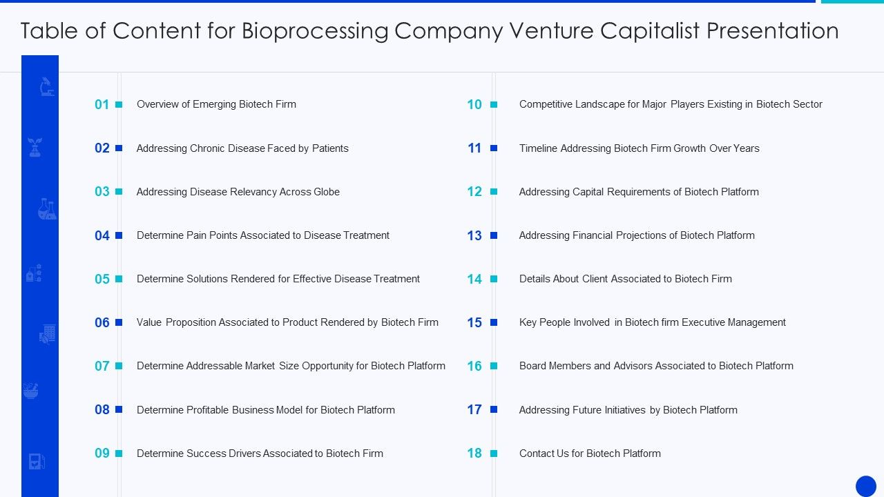 Table_Of_Content_For_Bioprocessing_Company_Venture_Capitalist_Presentation_Elements_PDF_Slide_1.jpg