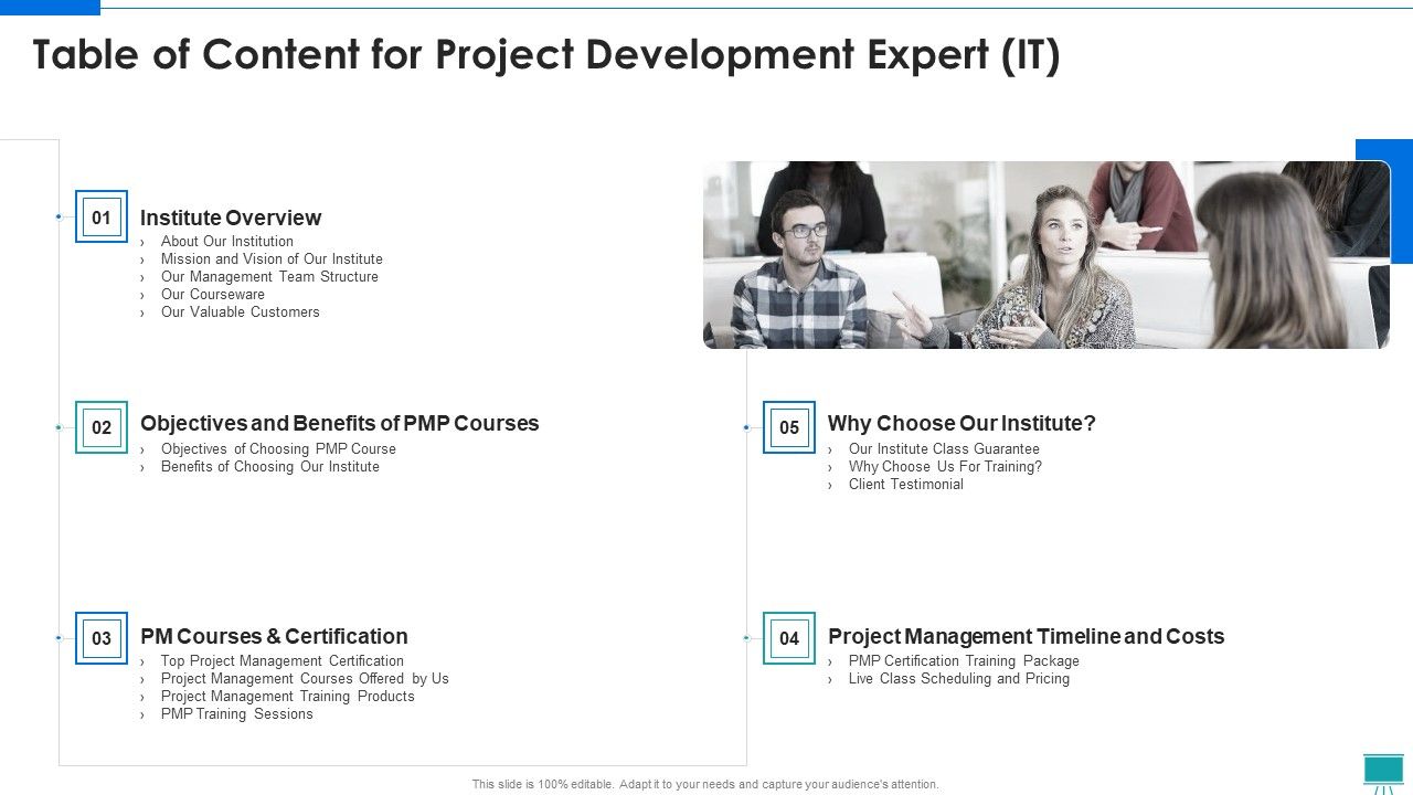 Table_Of_Content_For_Project_Development_Expert_IT_Ppt_PowerPoint_Presentation_File_Example_File_PDF_Slide_1.jpg