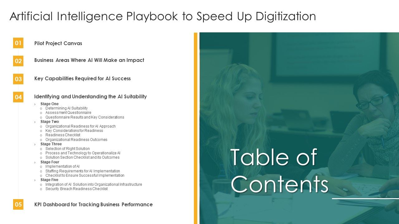 Table_Of_Contents_Artificial_Intelligence_Playbook_To_Speed_Up_Digitization_Background_PDF_Slide_1.jpg