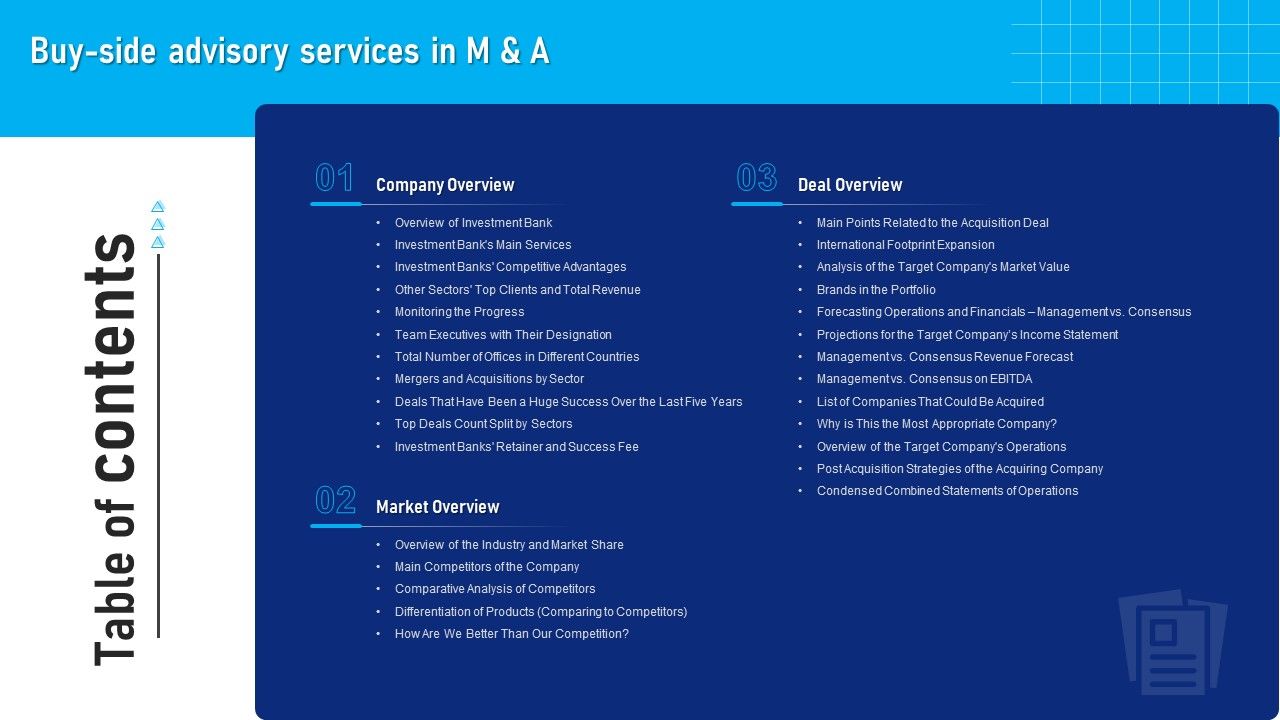 Table_Of_Contents_Buy_Side_Advisory_Services_In_M_And_A_Structure_PDF_Slide_1.jpg