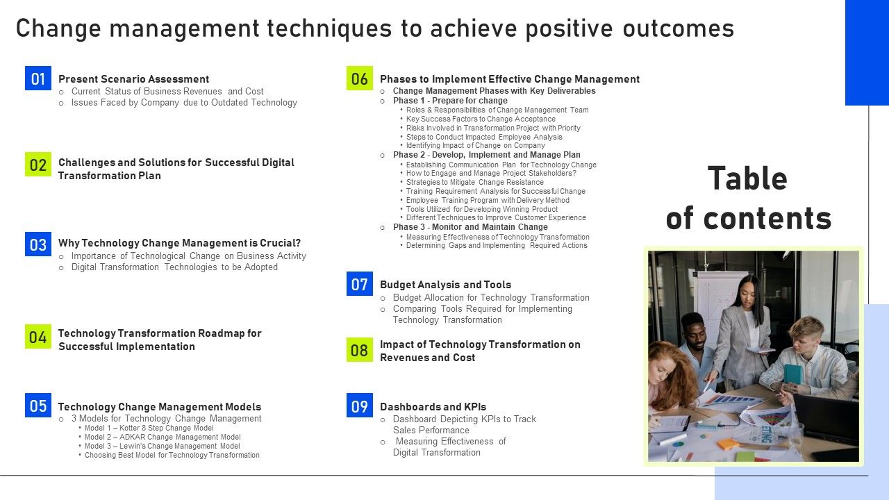 Table_Of_Contents_Change_Management_Techniques_To_Achieve_Positive_Outcomes_Ppt_Layouts_Infographic_Template_PDF_Slide_1.jpg