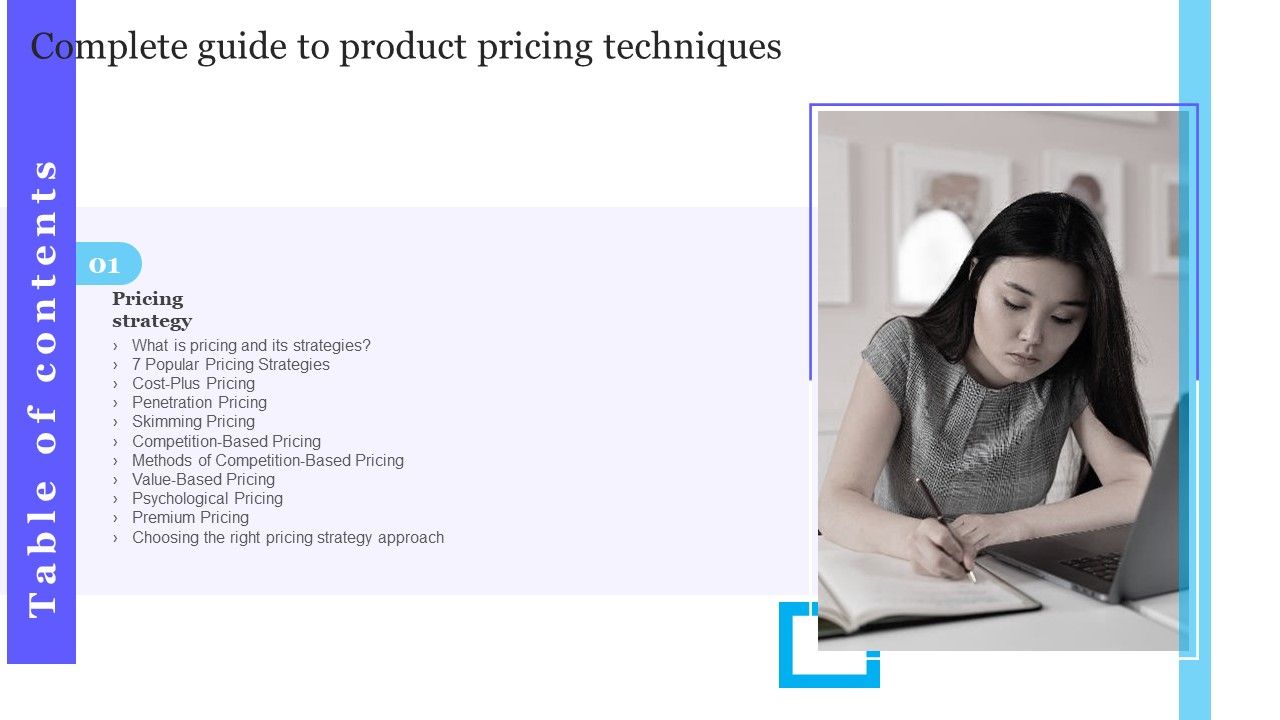 Table_Of_Contents_Complete_Guide_To_Product_Pricing_Techniques_Cost_Brochure_PDF_Slide_1.jpg