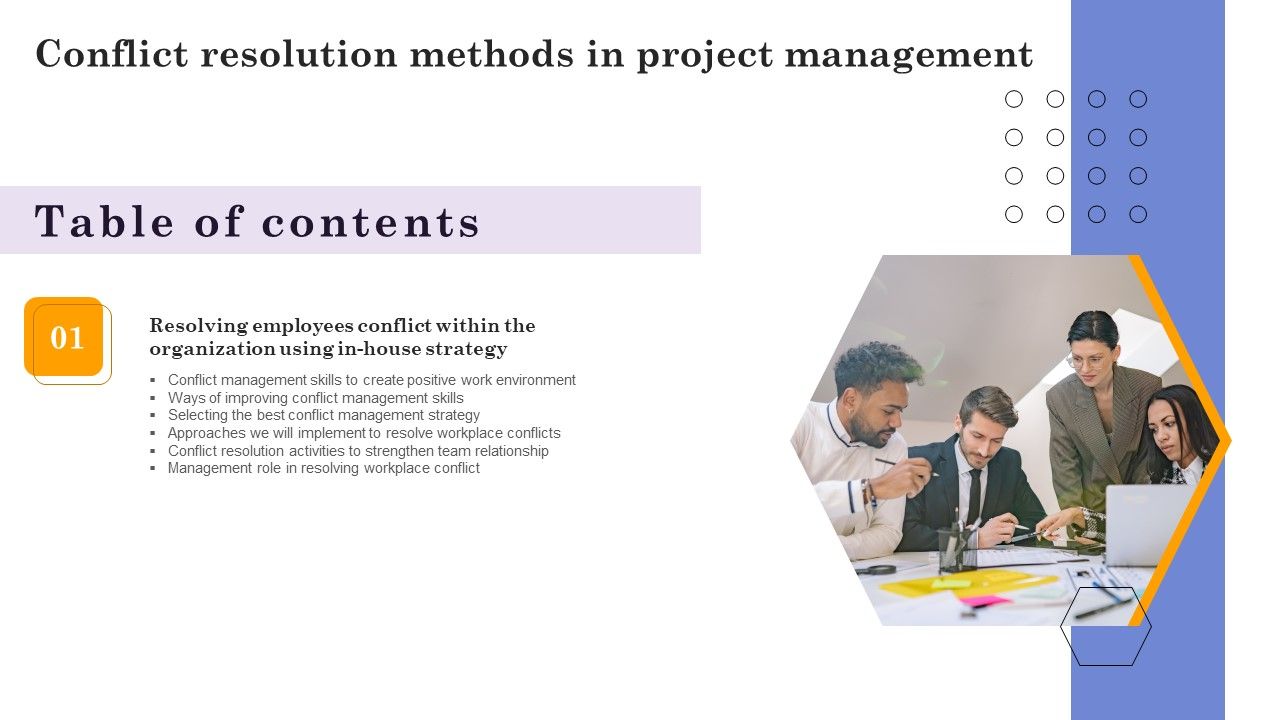 Table_Of_Contents_Conflict_Resolution_Methods_In_Project_Managements_Guidelines_PDF_Slide_1.jpg