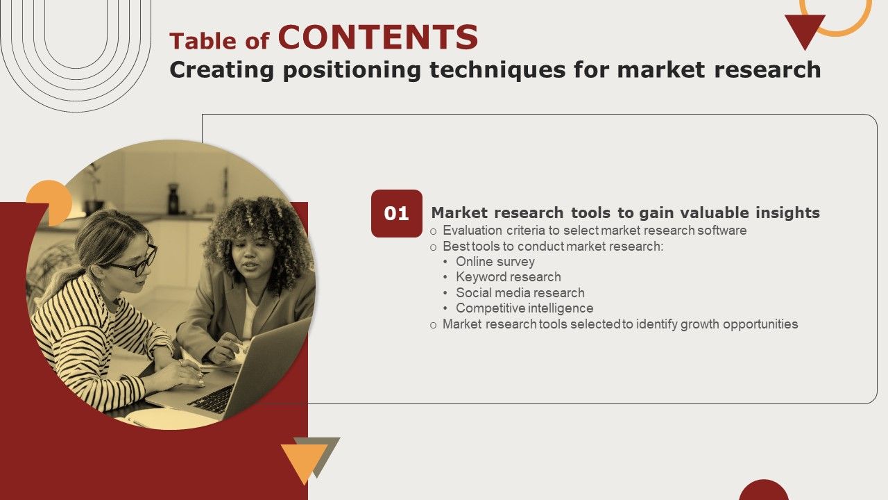 Table_Of_Contents_Creating_Positioning_Techniques_For_Market_Research_Structure_PDF_Slide_1.jpg
