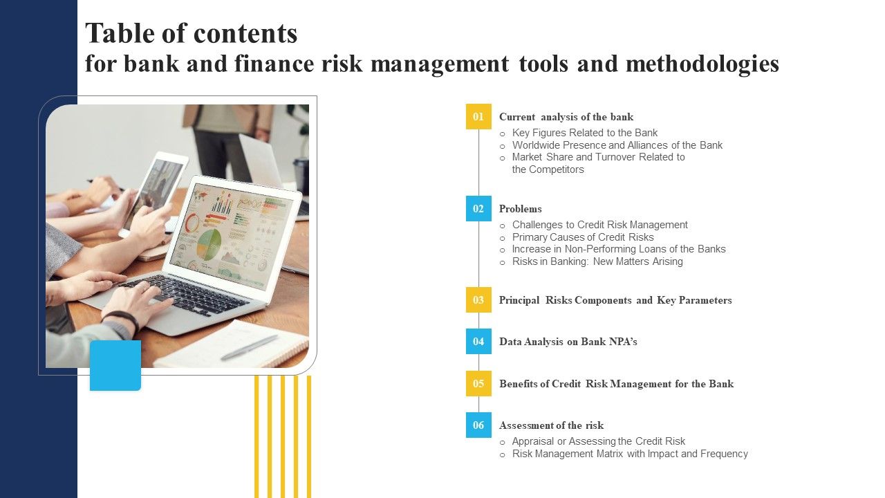 Table_Of_Contents_For_Bank_And_Finance_Risk_Management_Tools_And_Methodologies_Mockup_PDF_Slide_1.jpg