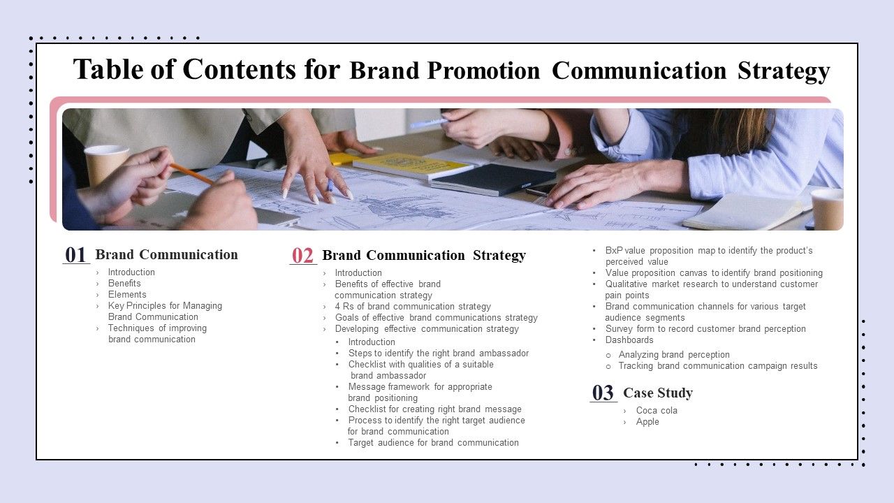 Table_Of_Contents_For_Brand_Promotion_Communication_Strategys_Structure_PDF_Slide_1.jpg