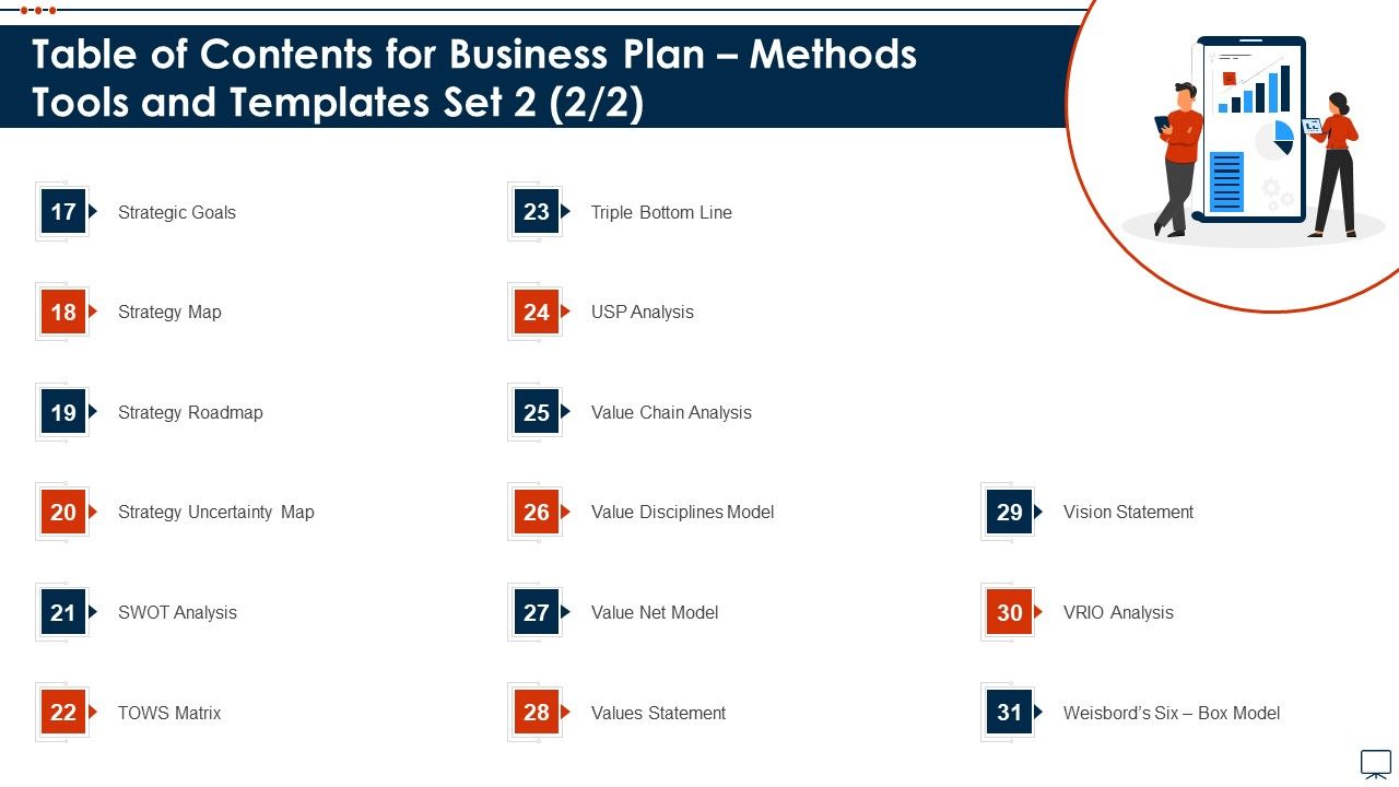 Table_Of_Contents_For_Business_Plan_Methods_Tools_And_Templates_Set_2_Vision_Introduction_PDF_Slide_1.jpg