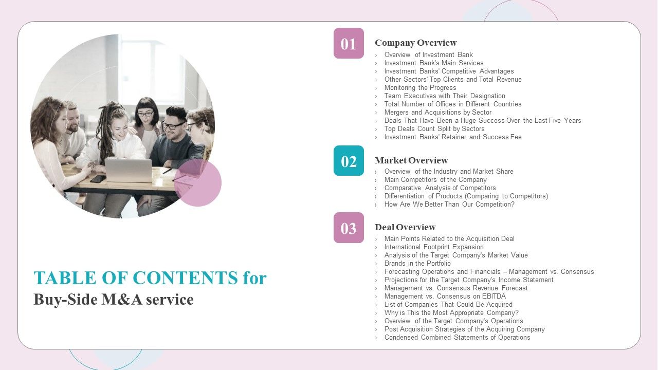 Table_Of_Contents_For_Buy_Side_M_And_A_Service_Ppt_Pictures_Vector_PDF_Slide_1.jpg
