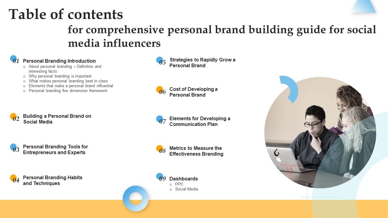 Table_Of_Contents_For_Comprehensive_Personal_Brand_Building_Guide_For_Social_Media_Influencers_Demonstration_PDF_Slide_1.jpg