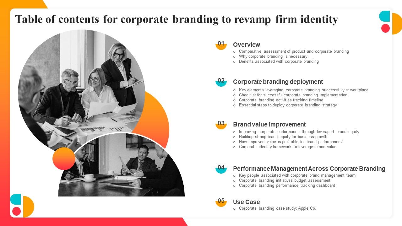 Table_Of_Contents_For_Corporate_Branding_To_Revamp_Firm_Identity_Background_PDF_Slide_1.jpg