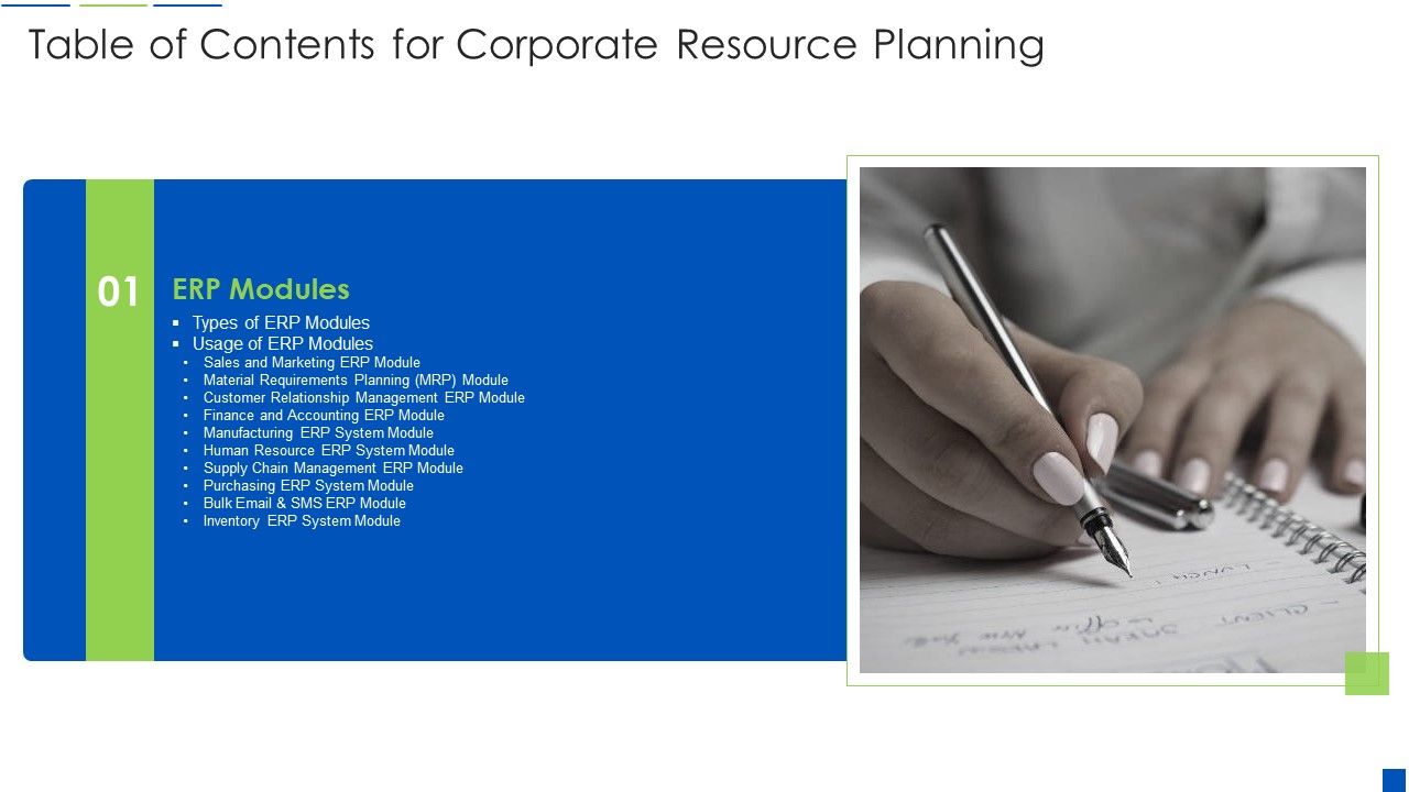 Table_Of_Contents_For_Corporate_Resource_Planning_Structure_PDF_Slide_1.jpg