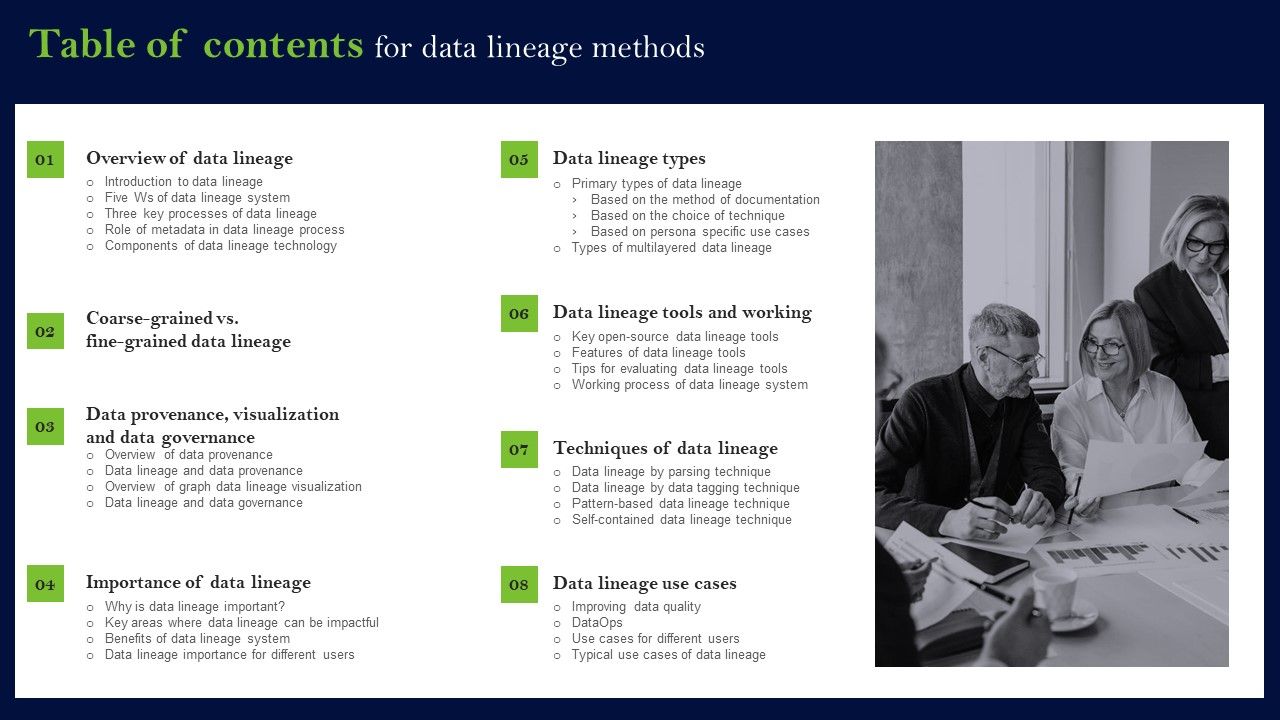 Table_Of_Contents_For_Data_Lineage_Methods_Diagrams_PDF_Slide_1.jpg