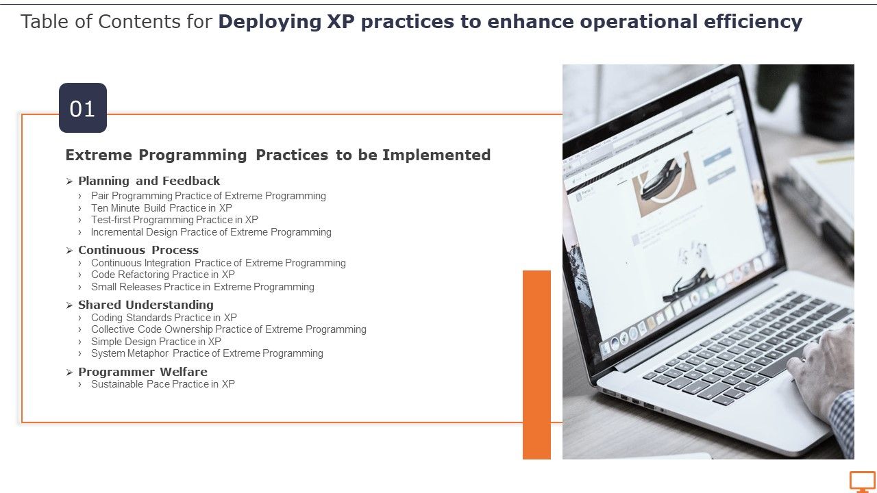 Table_Of_Contents_For_Deploying_XP_Practices_To_Enhance_Operational_Efficiency_Slide_Diagrams_PDF_Slide_1.jpg