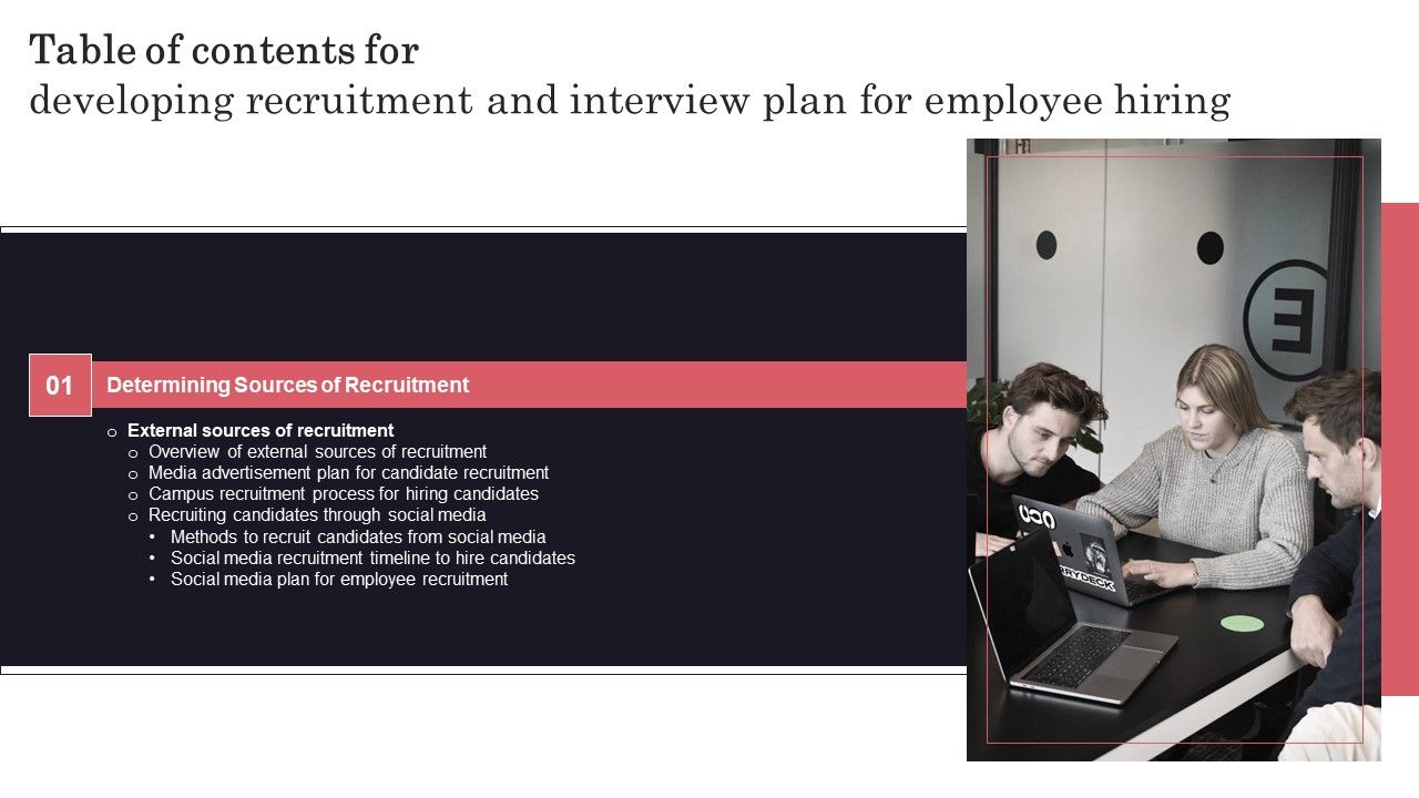 Table_Of_Contents_For_Developing_Recruitment_And_Interview_Plan_For_Employee_Hiring_Pictures_PDF_Slide_1.jpg