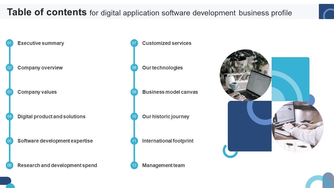 Table_Of_Contents_For_Digital_Application_Software_Development_Business_Profile_Sample_PDF_Slide_1.jpg