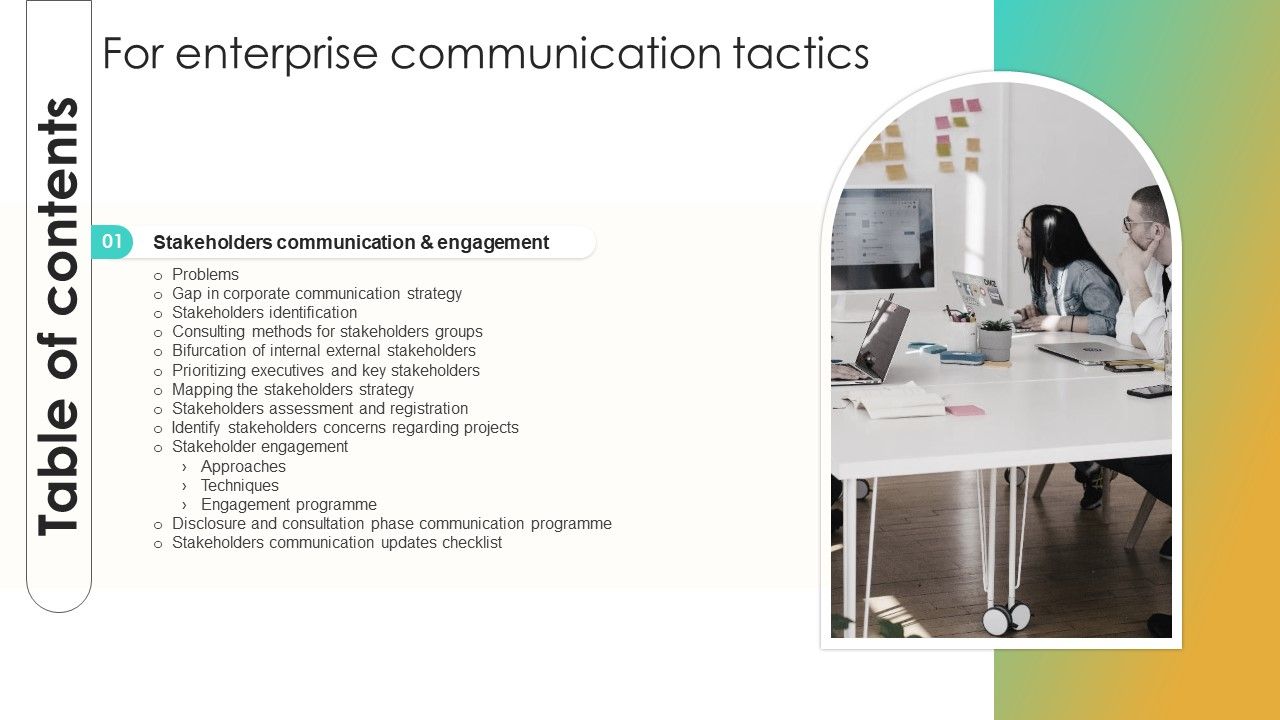 Table_Of_Contents_For_Enterprise_Communication_Tactics_Slide_Mockup_PDF_Slide_1.jpg