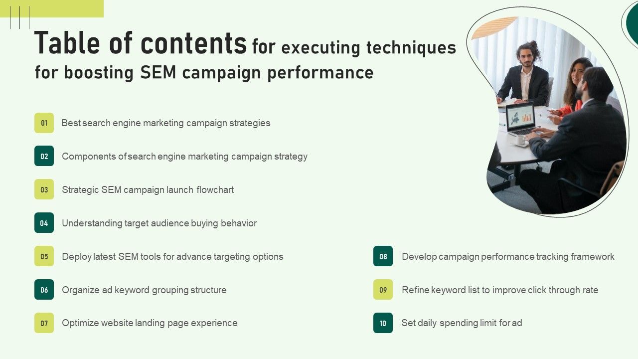 Table_Of_Contents_For_Executing_Techniques_For_Boosting_SEM_Campaign_Performance_Rules_PDF_Slide_1.jpg