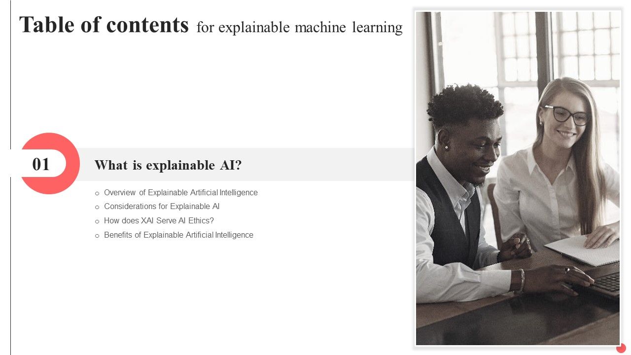 Table_Of_Contents_For_Explainable_Machine_Learning_Ppt_Portfolio_Example_PDF_Slide_1.jpg