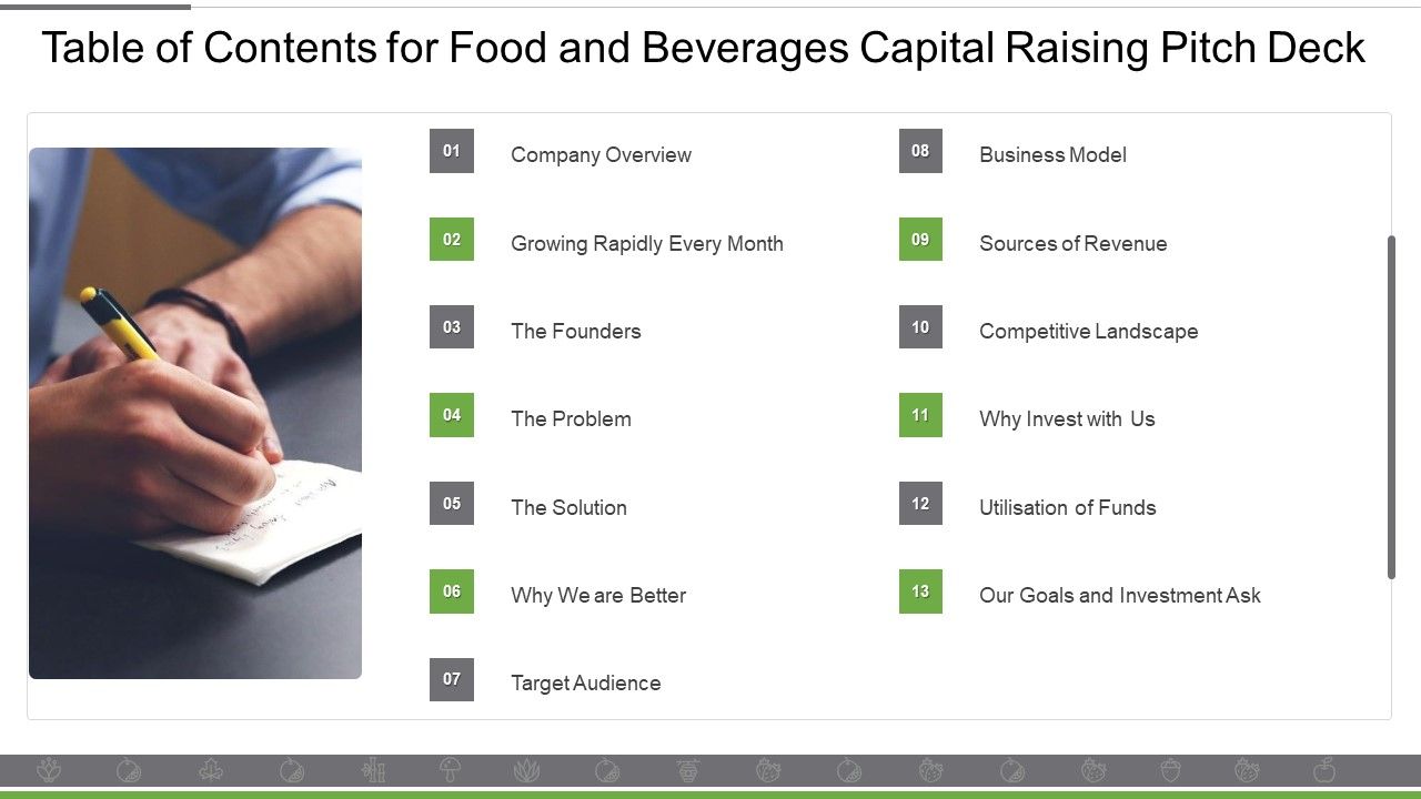 Table_Of_Contents_For_Food_And_Beverages_Capital_Raising_Pitch_Deck_Introduction_PDF_Slide_1.jpg