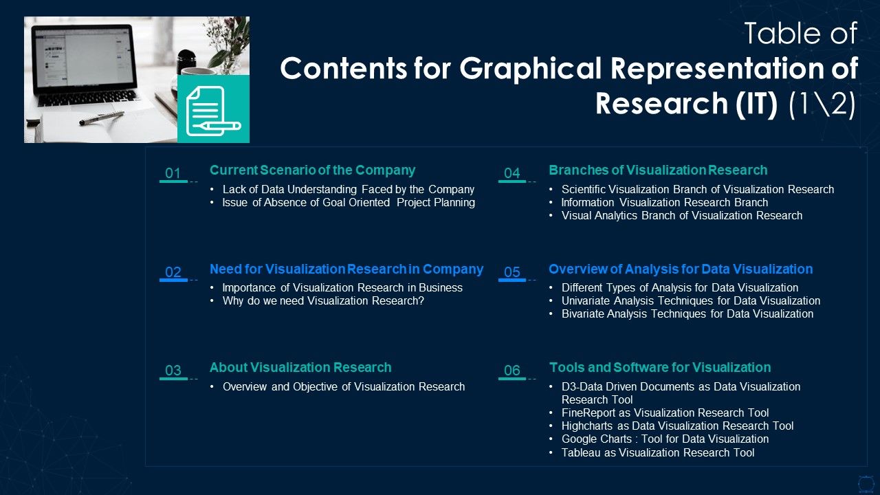 Table_Of_Contents_For_Graphical_Representation_Of_Research_IT_Template_PDF_Slide_1.jpg