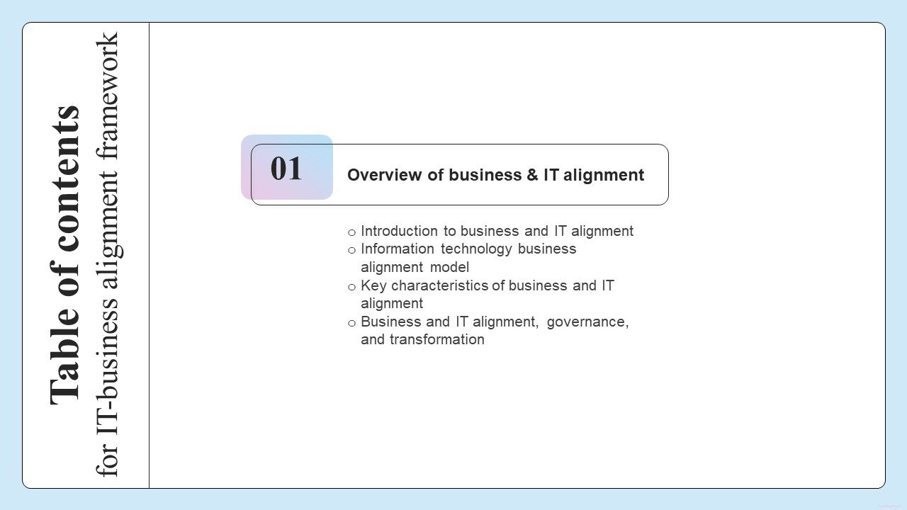 Table_Of_Contents_For_IT_Business_Alignment_Framework_Slide_Formats_PDF_Slide_1.jpg