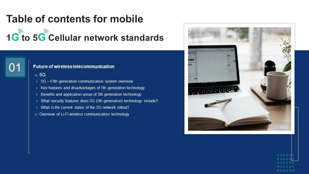 Table_Of_Contents_For_Mobile_1G_To_5G_Cellular_Network_Standards_Information_PDF_Slide_1.jpg
