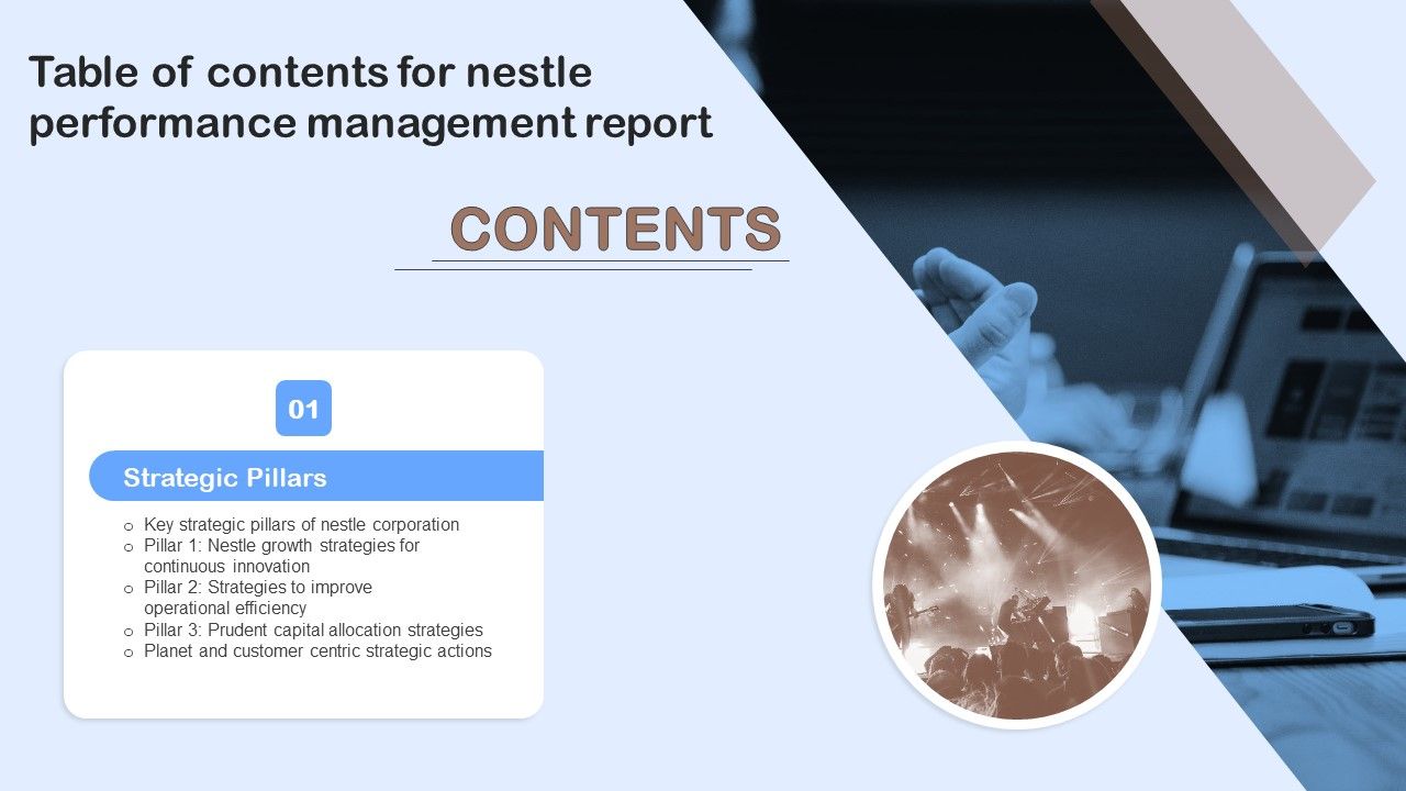 Table_Of_Contents_For_Nestle_Performance_Management_Report_Ppt_Portfolio_Information_PDF_Slide_1.jpg
