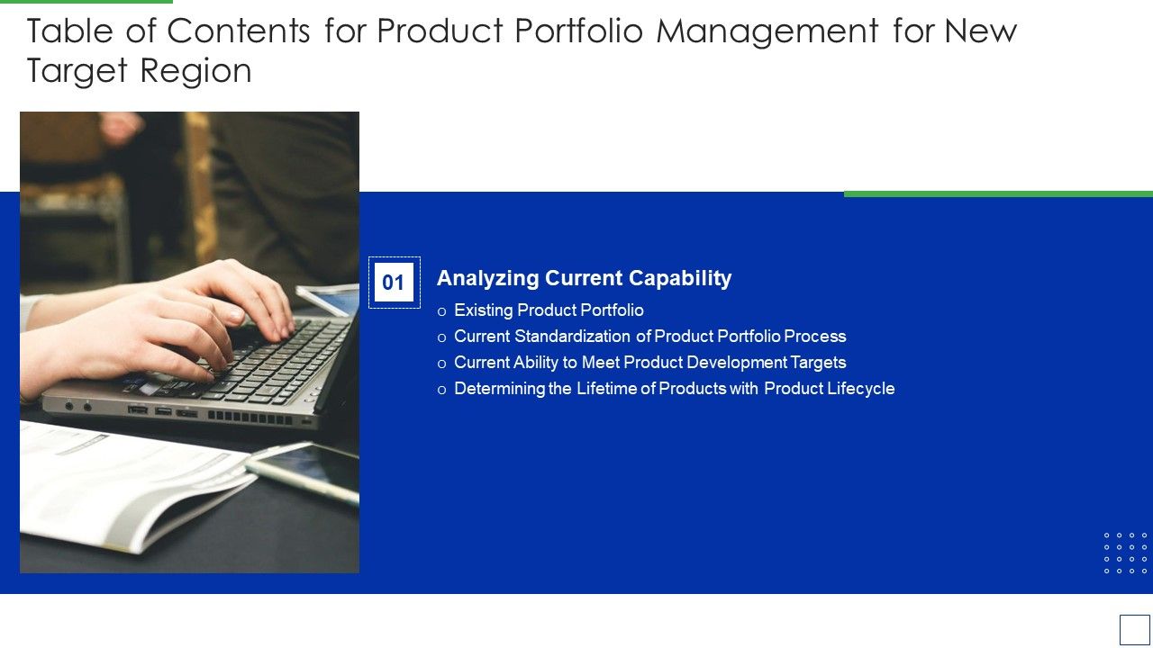 Table_Of_Contents_For_Product_Portfolio_Management_For_New_Target_Region_Demonstration_PDF_Slide_1.jpg