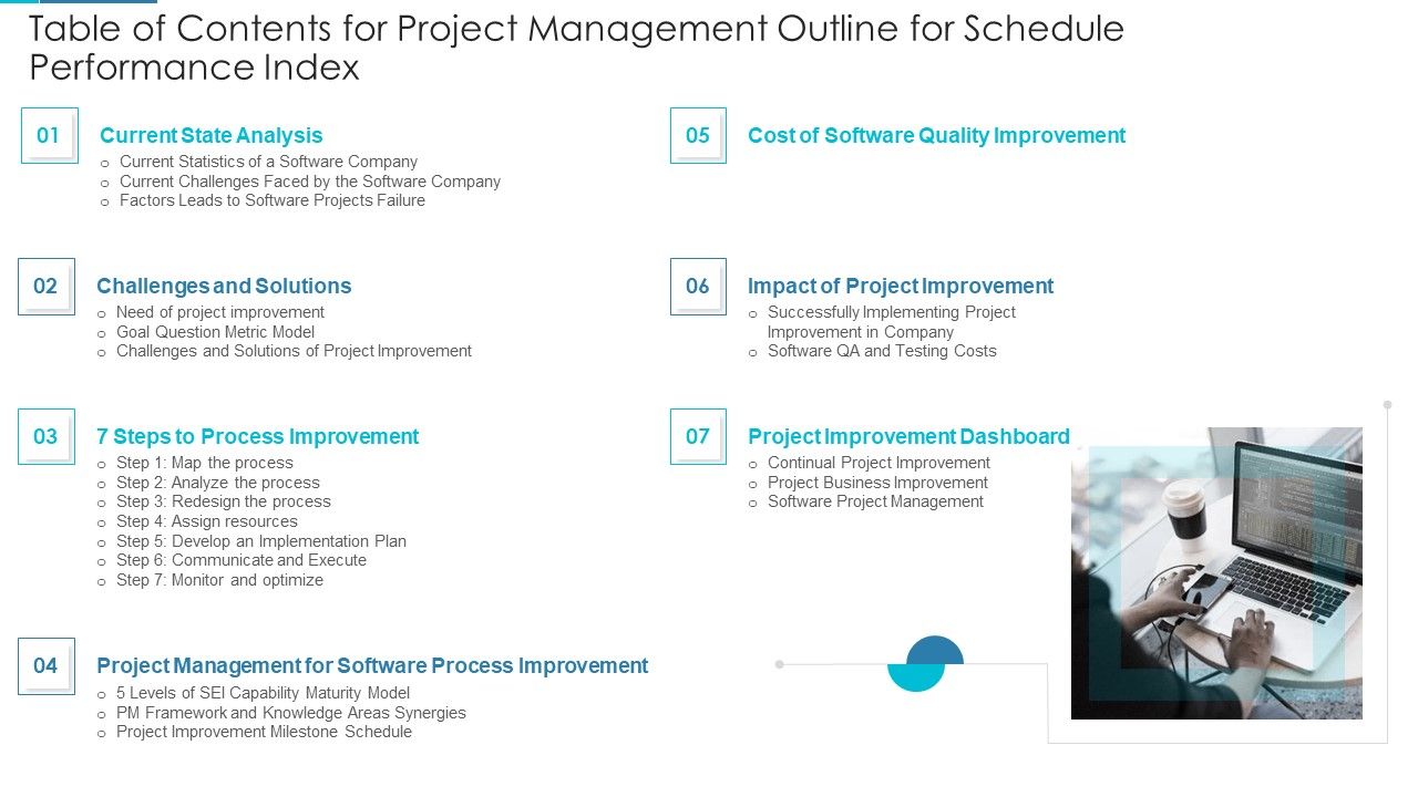 Table_Of_Contents_For_Project_Management_Outline_For_Schedule_Performance_Index_Portrait_PDF_Slide_1.jpg