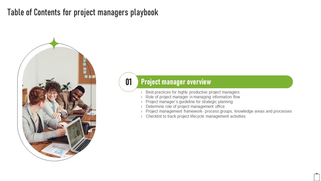 Table_Of_Contents_For_Project_Managers_Playbook_Slide_Formats_PDF_Slide_1.jpg
