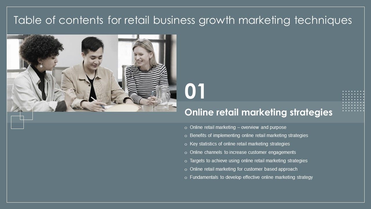 Table_Of_Contents_For_Retail_Business_Growth_Marketing_Techniques_Online_Key_Sample_PDF_Slide_1.jpg