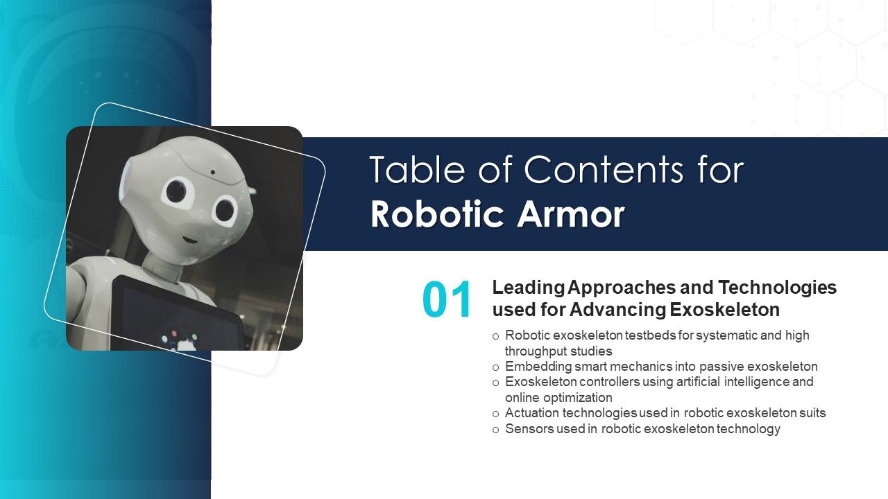 Table_Of_Contents_For_Robotic_Armor_IT_Ppt_PowerPoint_Presentation_Gallery_Examples_PDF_Slide_1.jpg