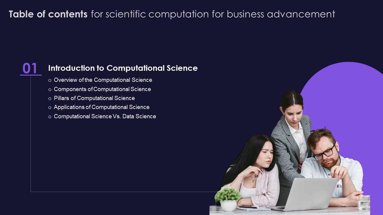 Table_Of_Contents_For_Scientific_Computation_For_Business_Advancement_Slide_Topics_PDF_Slide_1.jpg