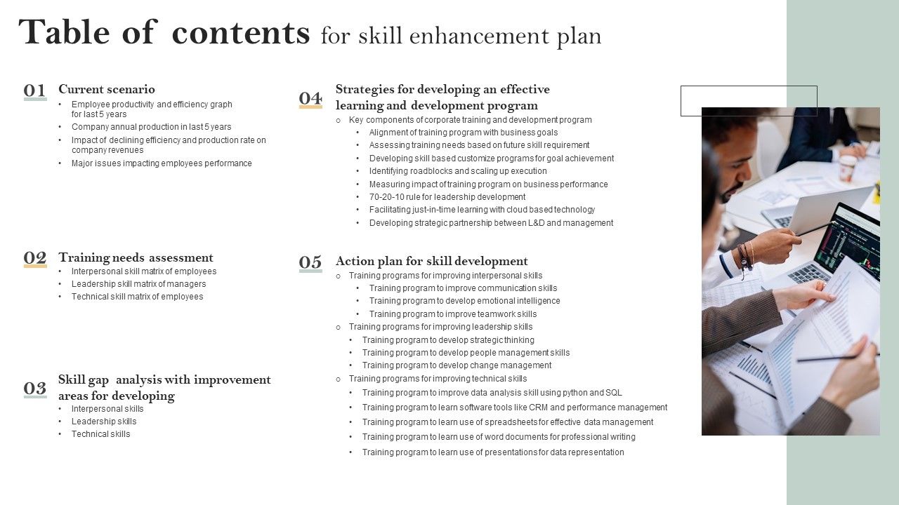 Table_Of_Contents_For_Skill_Enhancement_Plan_Introduction_PDF_Slide_1.jpg