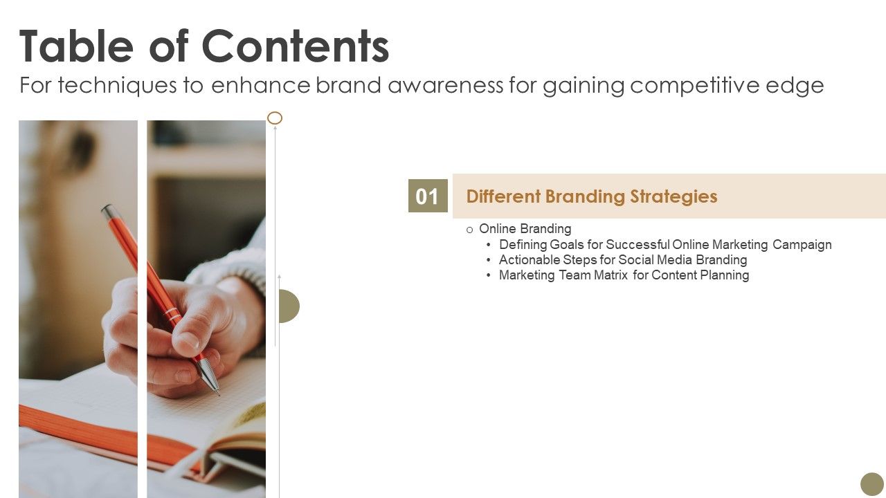 Table_Of_Contents_For_Techniques_To_Enhance_Brand_Awareness_For_Gaining_Competitive_Demonstration_PDF_Slide_1.jpg