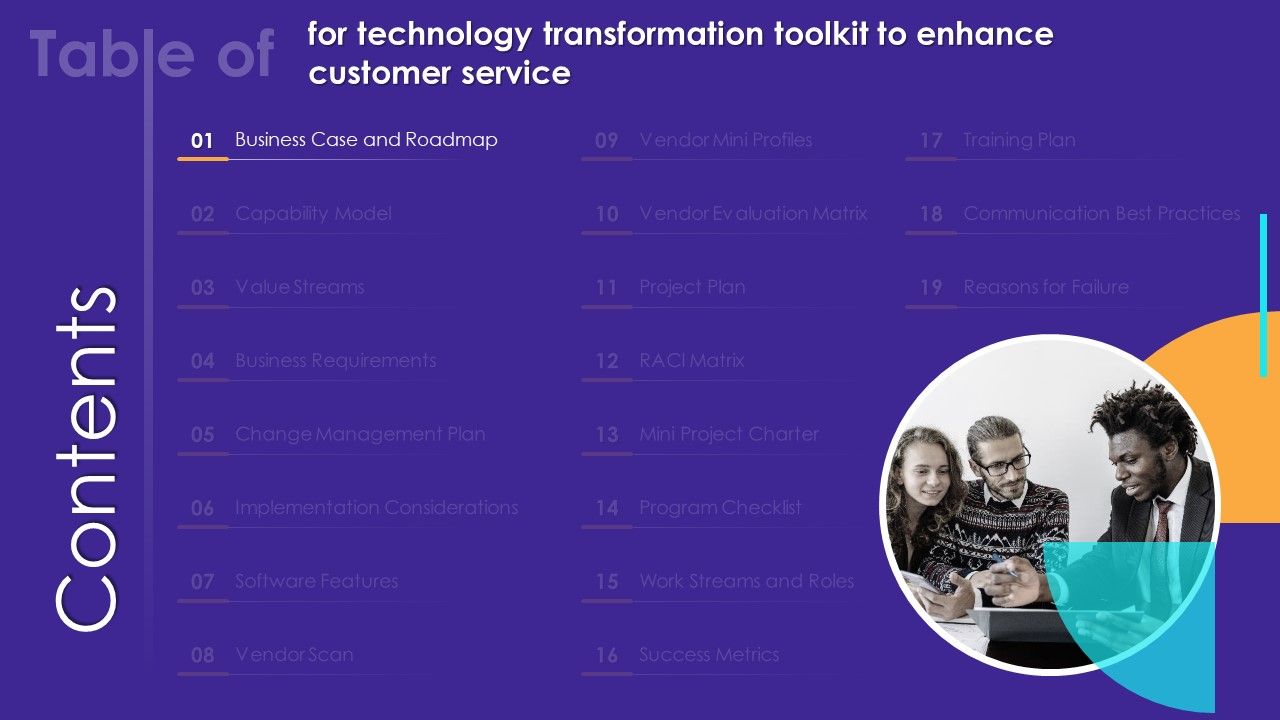 Table_Of_Contents_For_Technology_Transformation_Toolkit_To_Enhance_Customer_Service_Value_Sample_PDF_Slide_1.jpg