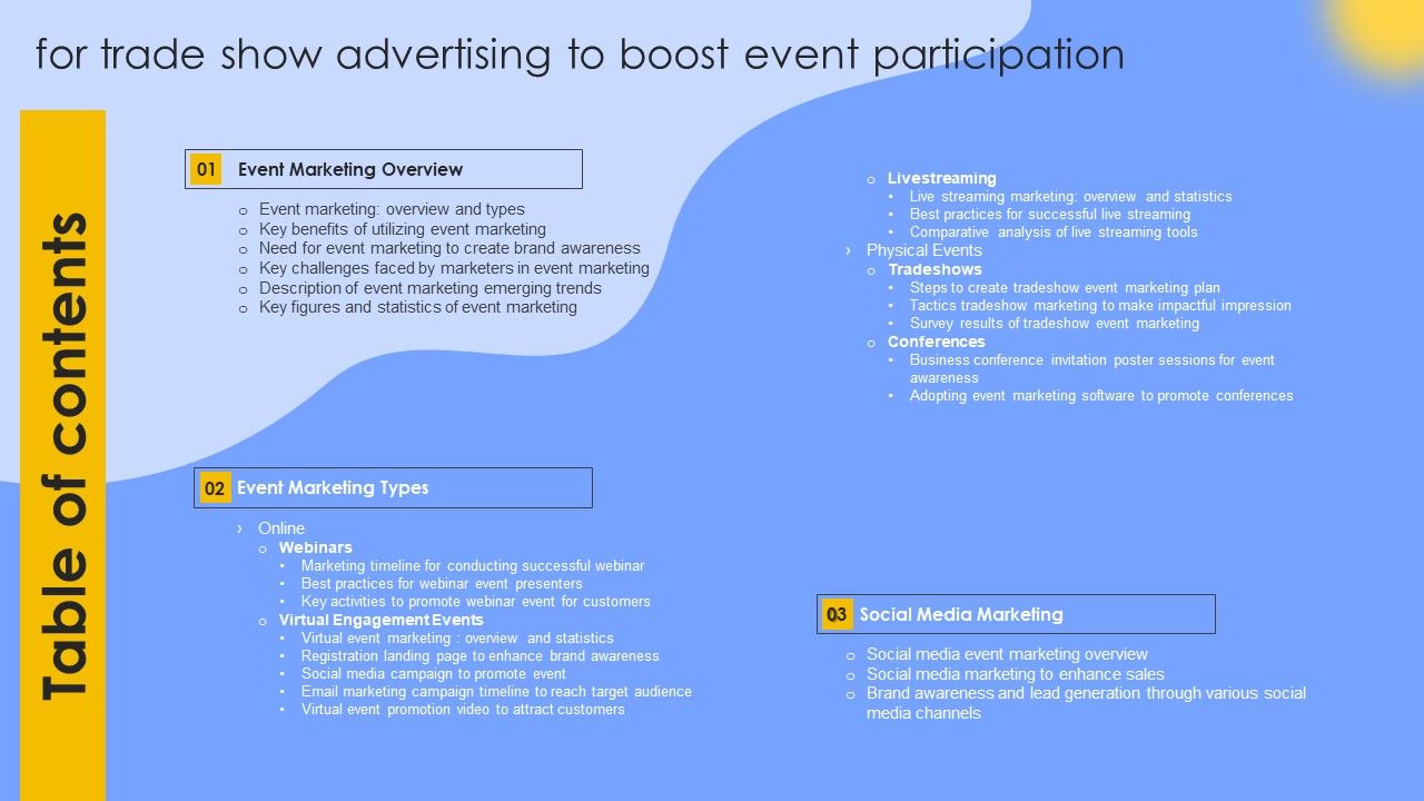 Table_Of_Contents_For_Trade_Show_Advertising_To_Boost_Event_Participation_Icons_PDF_Slide_1.jpg